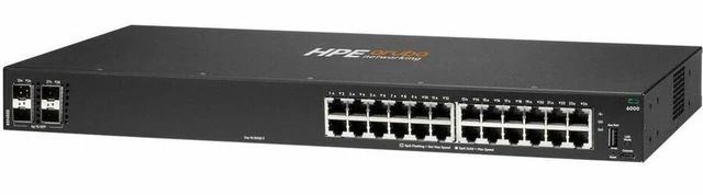 Alt view image 2 of 2 - HPE R8N88B#ABA Aruba 6000 24G 4SFP Switch