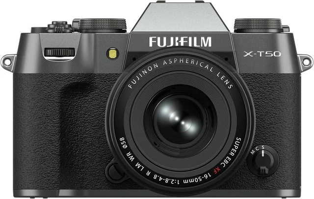 Main image of Fujifilm X-T50 Mirrorless Camera with XF 16-50mm F/2.8-4.8 Lens (Silver)
