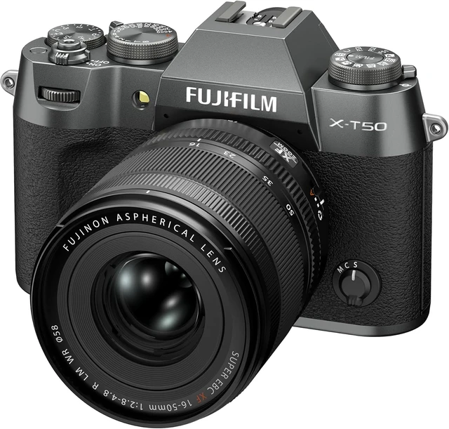 Alt view image 2 of 3 - Fujifilm X-T50 Mirrorless Camera with XF 16-50mm F/2.8-4.8 Lens (Silver)