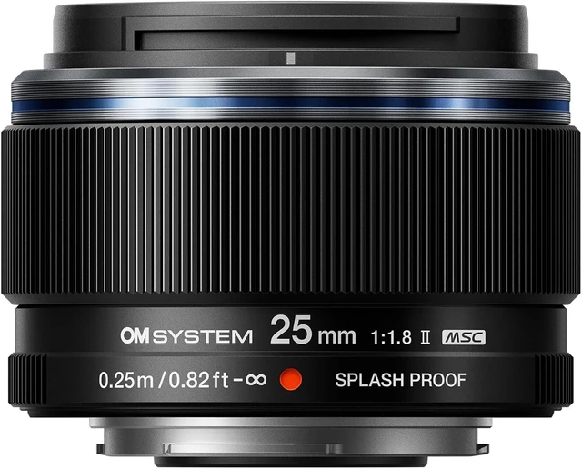 Main image of OM System M.Zuiko ED 25mm F/1.8 II (Black)