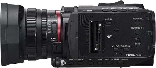 Alt view image 7 of 7 - Panasonic HC-X1200 UHD 4K HDMI Camcorder with 24x Zoom