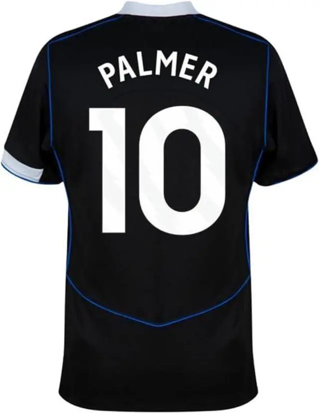 Main image of Palmer #10 Mens Soccer Jersey Fan Edition 2025/26 - Short Sleeve Training & Casual Shirt, Home, Away & Third Kit, Breathable Polyester, Regular Fit XL Black