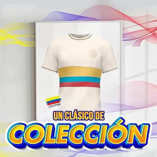 Alt view image 4 of 6 - Camiseta Edición Especial Seleccion Colombia - Centenario de la Federación Colombiana - 100 Años Colombia Soccer Jersey White XL