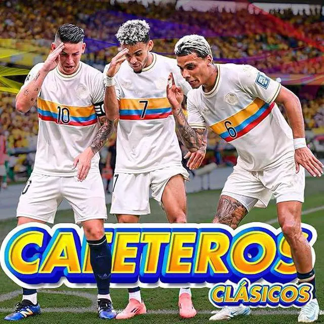 Alt view image 5 of 6 - Camiseta Edición Especial Seleccion Colombia - Centenario de la Federación Colombiana - 100 Años Colombia Soccer Jersey White XL