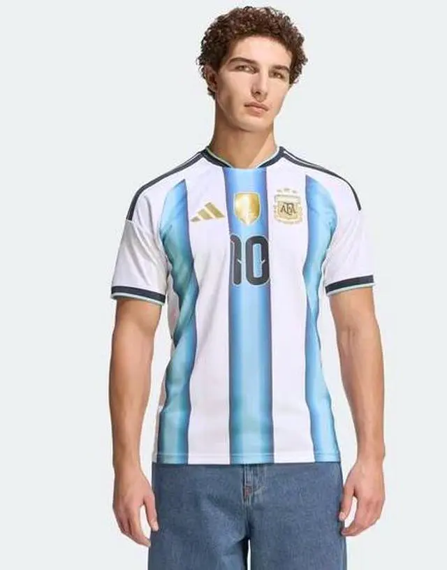 Alt view image 5 of 5 - Argentina 26 Men's Home Messi #10 Jersey