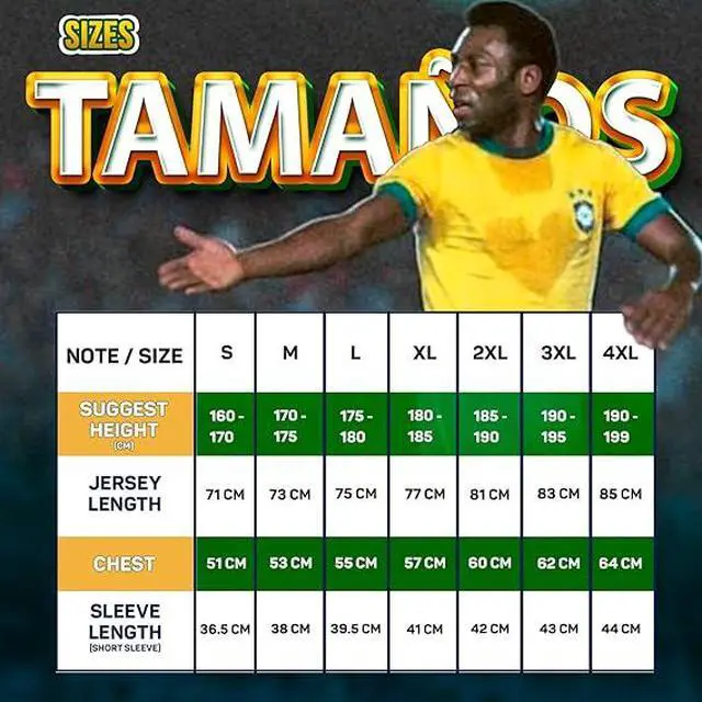 Alt view image 6 of 6 - Brazil/Brasil 1970 Retro Soccer Jersey for Men Vintage Yellow Football Shirt Pelé Tribute Classic Fan Apparel XL
