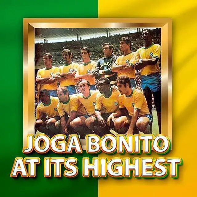 Alt view image 4 of 6 - Brazil/Brasil 1970 Retro Soccer Jersey for Men Vintage Yellow Football Shirt Pelé Tribute Classic Fan Apparel XL
