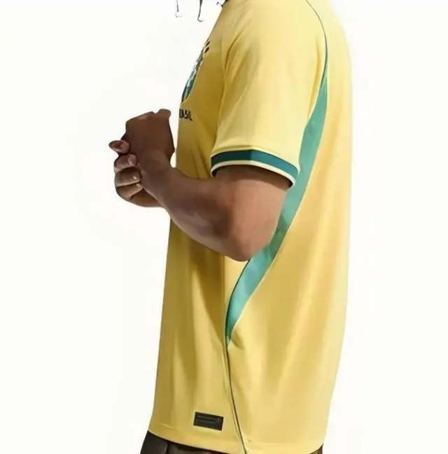 Alt view image 3 of 5 - Men's Brazil 2026 Stadium Home Dri-FIT Soccer Jersey