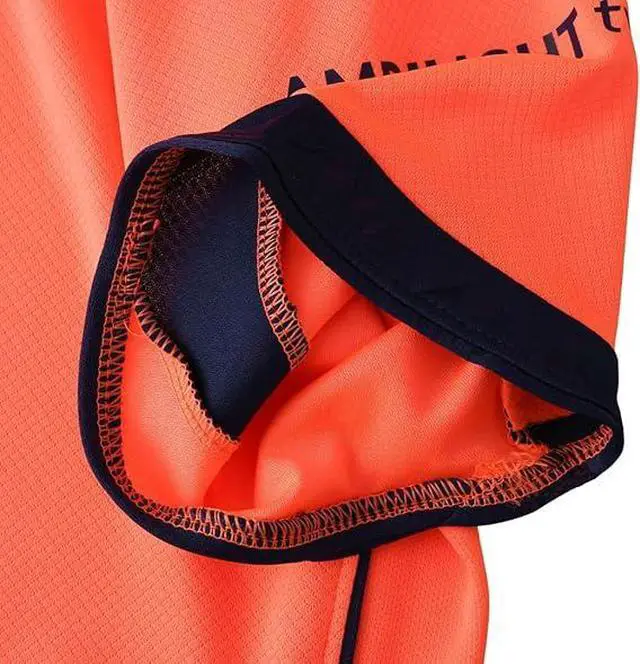 Alt view image 6 of 6 - Raphinha #11 Mens Soccer Jersey Fan Edition Short Sleeve & Casual Shirt - Home, Away, Third Kit & Fourth Kit 2025/26 Orange / Navy XL