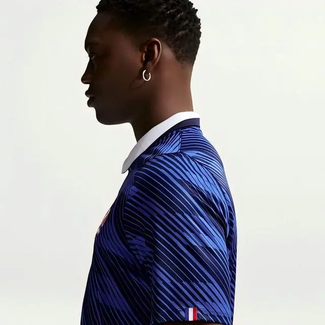 Alt view image 4 of 6 - Mens France 2026 Home Stadium Dri-FIT Soccer Jersey 2XL
