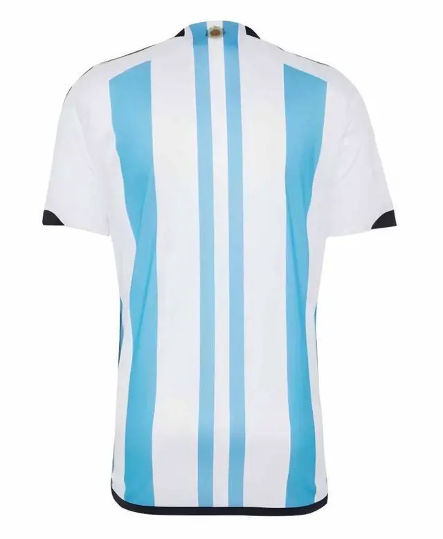 Alt view image 2 of 2 - Argentina 2022 World Cup Winners Home Shirt L