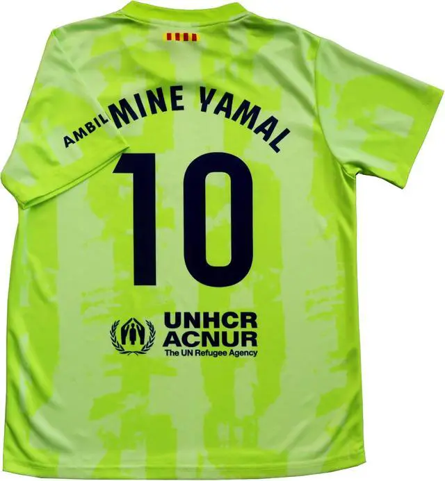 Alt view image 4 of 5 - 2024/2025 Third #10 Football Soccer Kids Jersey Shorts Socks Set Youth Sizes 20 4-5Years