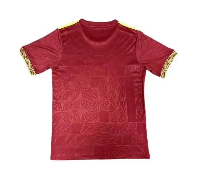 Alt view image 2 of 2 - Men's Mexico Gold Themed Short Sleeve Soccer Fan Jersey L