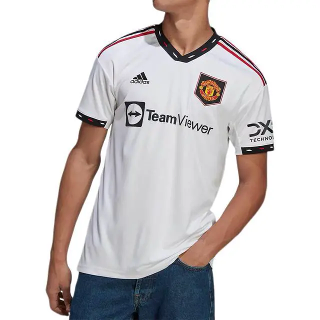 Alt view image 2 of 4 - Men's Manchester United 22/23 Away Short Sleeve Soccer Fan Jersey 2XL