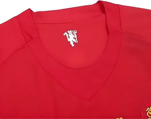 Alt view image 5 of 5 - Mens Soccer Jersey Fan Version Long & Short Sleeve Shirt for Game Day, Training, or Casual Wear - 2007/08 Red Short 2XL