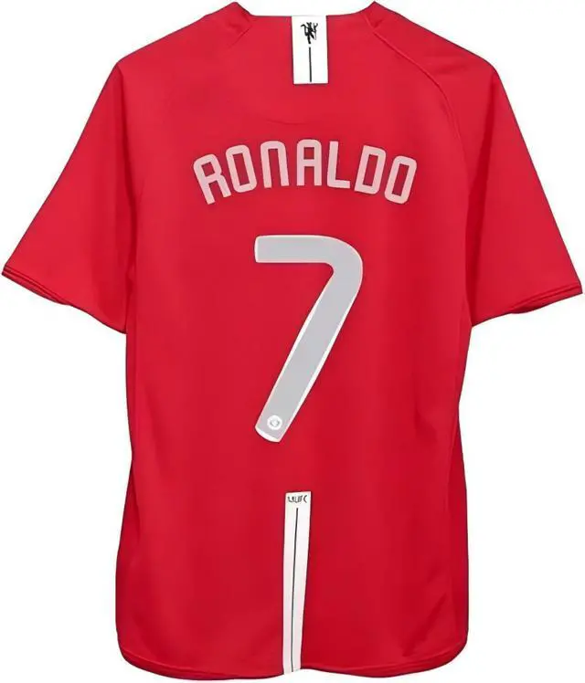 Main image of Mens Soccer Jersey Fan Version Long & Short Sleeve Shirt for Game Day, Training, or Casual Wear - 2007/08 Red Short 2XL