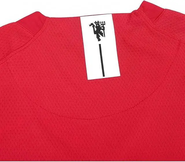 Alt view image 3 of 5 - Mens Soccer Jersey Fan Version Long & Short Sleeve Shirt for Game Day, Training, or Casual Wear - 2007/08 Red Short 2XL