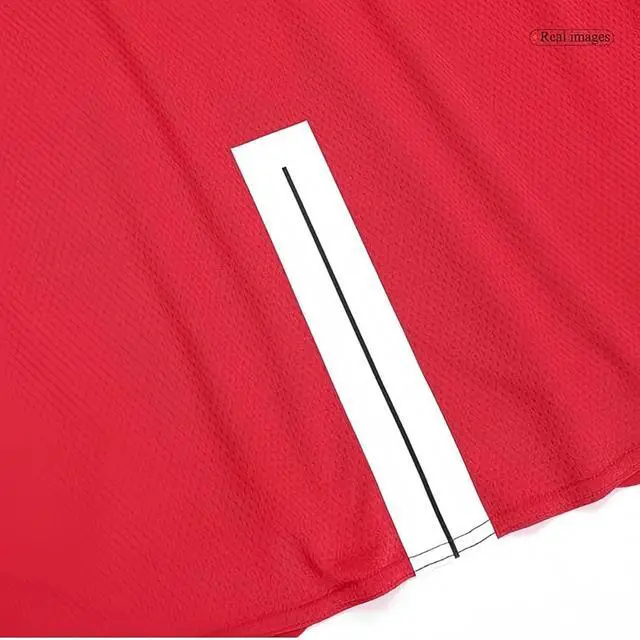 Alt view image 2 of 5 - Mens Soccer Jersey Fan Version Long & Short Sleeve Shirt for Game Day, Training, or Casual Wear - 2007/08 Red Short 2XL