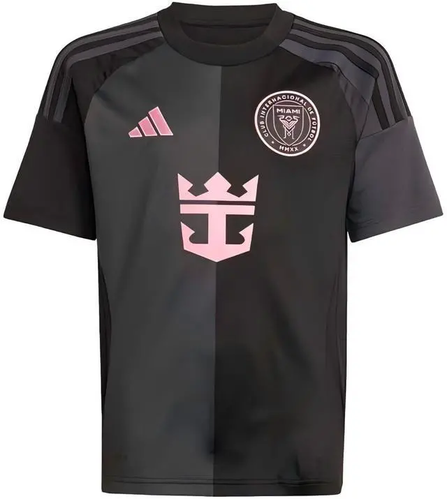 Main image of Inter Miami 25/26 Messi Youth Away Jersey Sustainable Soccer Shirt with Moisture-Wicking AEROREADY Fabric L