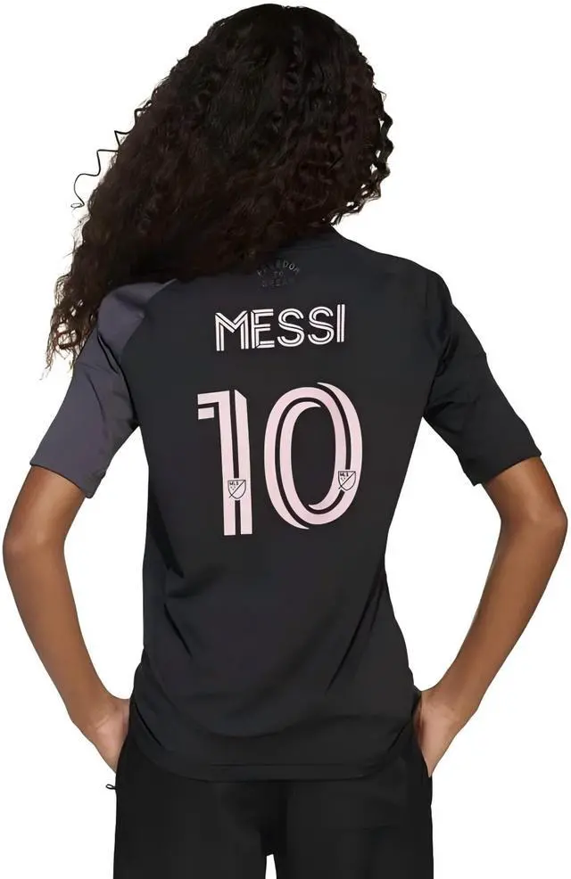 Alt view image 4 of 5 - Inter Miami 25/26 Messi Youth Away Jersey Sustainable Soccer Shirt with Moisture-Wicking AEROREADY Fabric L