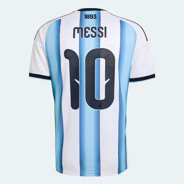 Alt view image 2 of 6 - Men's Argentina 26 Home Replica Messi Jersey