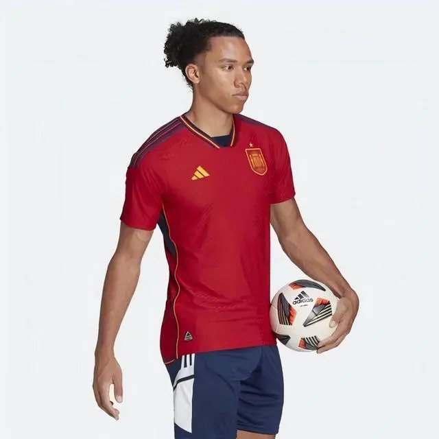 Alt view image 3 of 5 - Spain Authentic World Cup 2022 Home Jersey 2XL