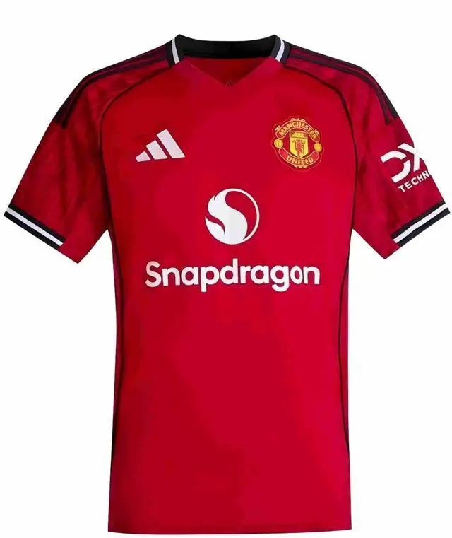 Main image of 2025-26 Manchester United Stadium Home Soccer Jersey