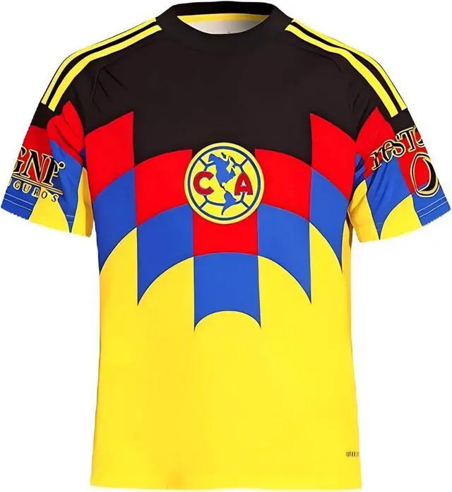 Alt view image 3 of 5 - Club America Home Men's Stadium Soccer Jersey 25/26