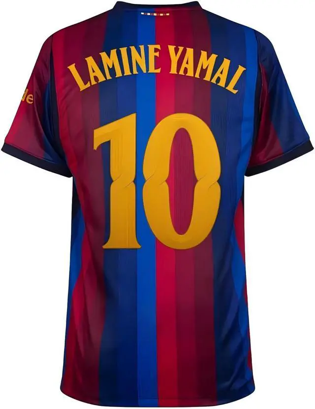 Main image of Lamine Yamal Mens Soccer Jersey 2026/27 Fan Version Short Sleeve Shirt for Game Day, Training, or Casual Wear 4XL