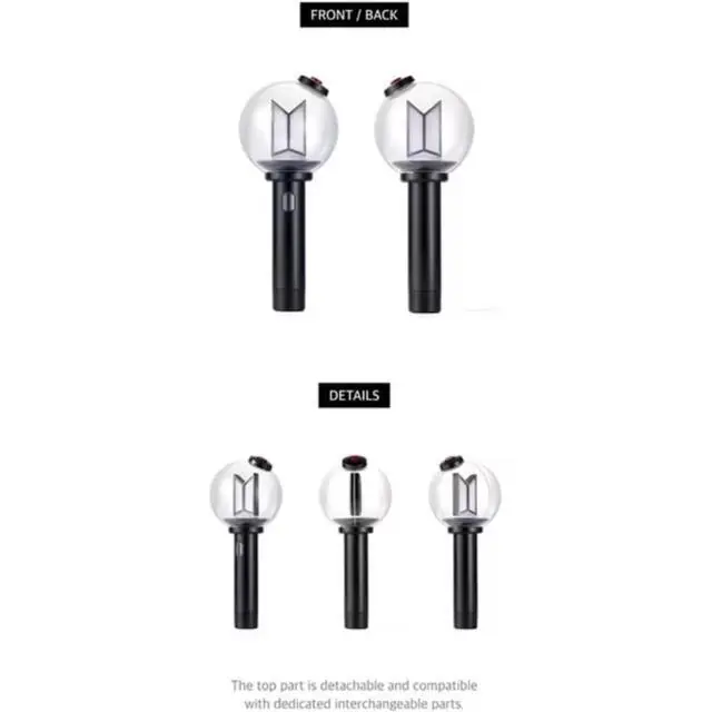 Alt view image 2 of 7 - Army Bomb Light Stick Ver.4 with Bluetooth Concert Light for Fans Collectible Gift New Version