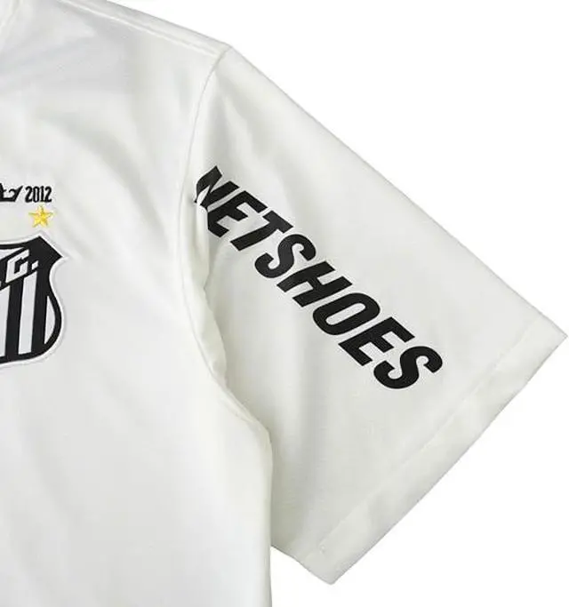 Alt view image 3 of 4 - Santos Ney #11 Retro Mens Soccer Jersey Fan Edition Short & Long Sleeve Casual Shirt Home, Away & Third Kit 2012/13