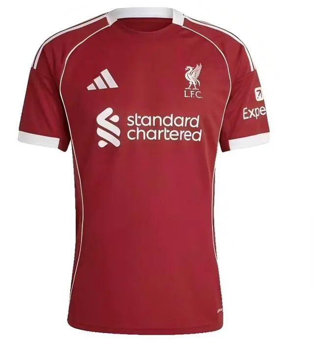 Main image of Mens Liverpool Fc 2526 Home Jersey Soccer Cleats - Red 2XL