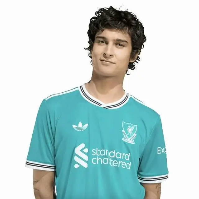 Alt view image 4 of 4 - Men's Liverpool FC 25/26 Third Jersey (Sea Green) M