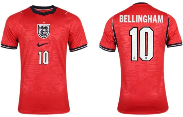 Alt view image 2 of 5 - England #10 Mens Soccer Jersey Fan Version Short Sleeve Shirt for Game Day, Training, or Casual Wear L