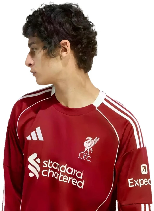 Alt view image 3 of 4 - Liverpool FC 25/26 Men's Long Sleeve Jersey