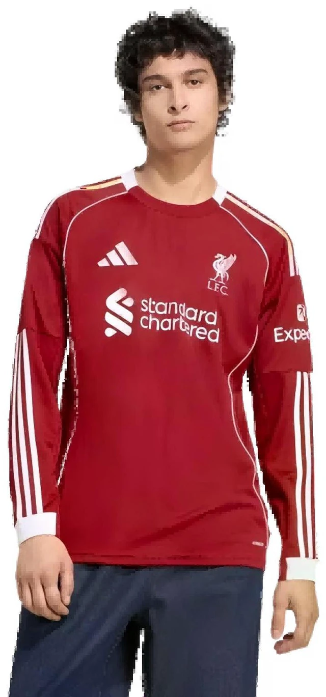 Alt view image 4 of 4 - Liverpool FC 25/26 Men's Long Sleeve Jersey