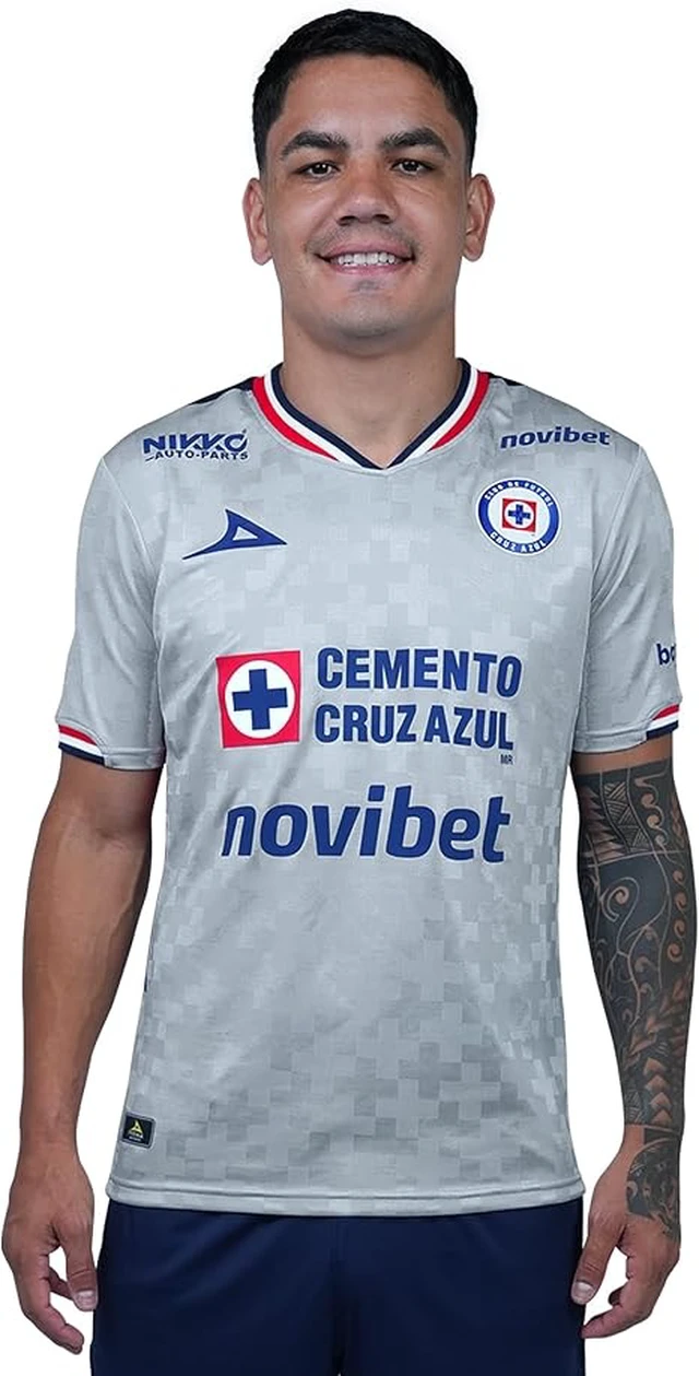 Alt view image 3 of 6 - Cruz Azul 2025/2026 Commemorative Championship Jersey Gray 2XL