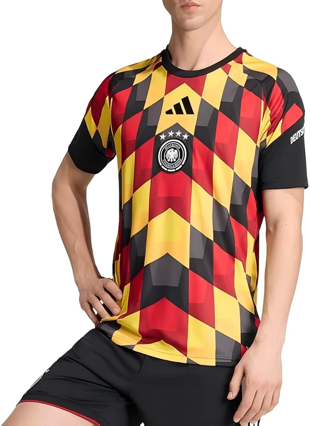 Alt view image 4 of 5 - Men's Germany 26 Home Pre Match Jersey L