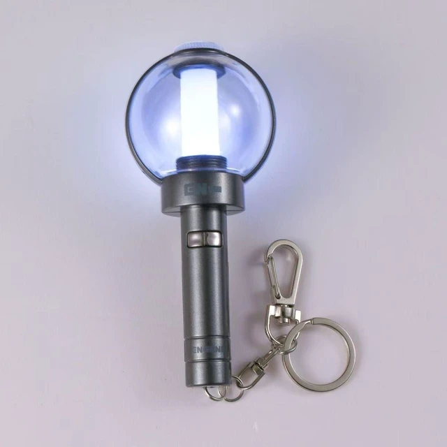 Alt view image 3 of 5 - ENHYPEN Ver.2 Mini Light Up Light Stick Keyring, Engene Bong LED Keychain, Concert Fan Merch Bag Charm Gift