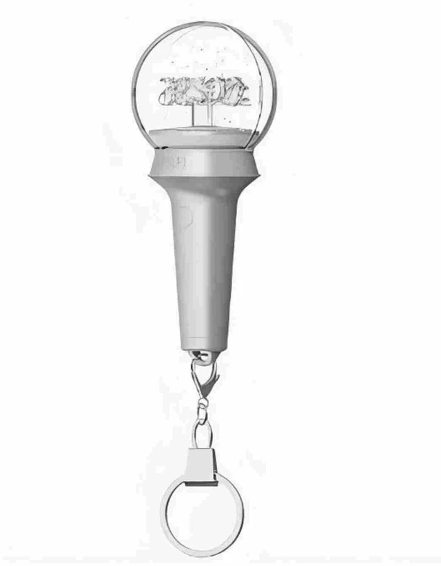 Alt view image 2 of 3 - Aespa Mini Fanlight Light Stick Keyring