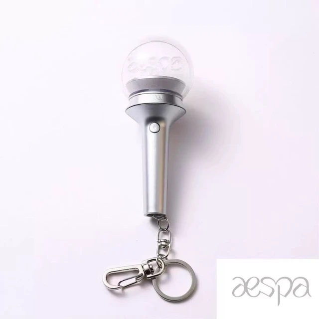 Alt view image 3 of 3 - Aespa Mini Fanlight Light Stick Keyring