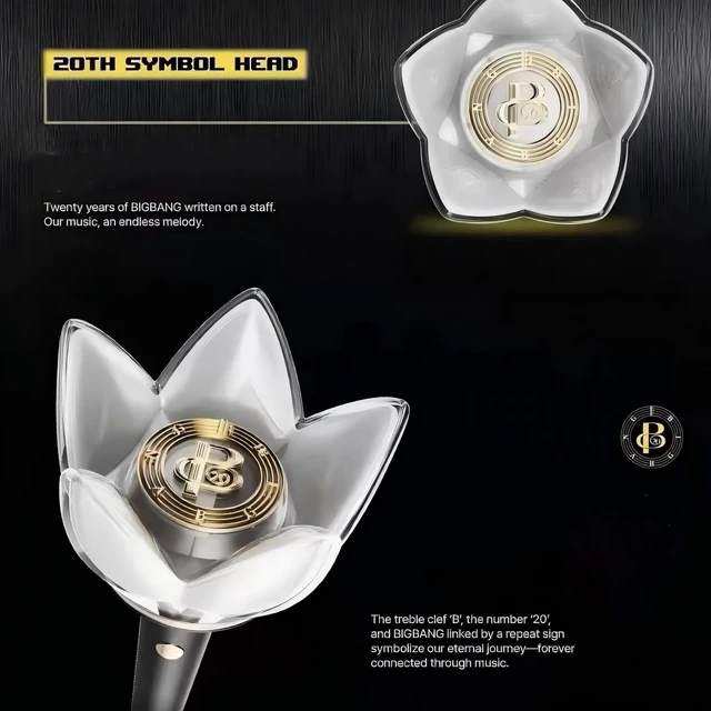 Alt view image 5 of 7 - BIGBANG 20th Anniversary Crown Light Stick, Kpop Concert Hand Held Cheering Lightstick, G-Dragon Fan Merchandise