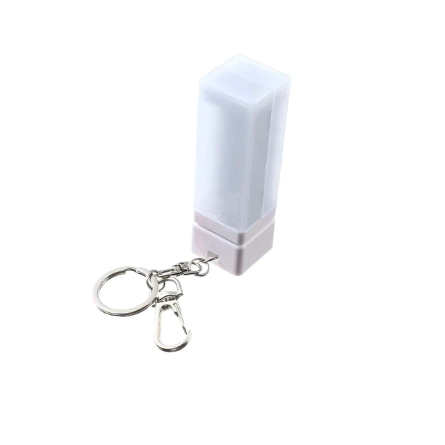 Alt view image 5 of 5 - TWS Mini Lightstick Keychain, Glowing Concert Cheering Light Pendant, Cute Kpop Fan Key Ring with Stickers, Bag Charm Gift