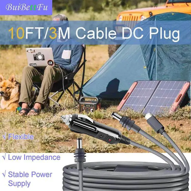 Alt view image 5 of 7 - for Starlink Mini DC Power Cable Cigarette Lighter 10FT/ 3M, High-Speed Starlink Mini 12V-24V Car Replacement Cable Charger Supply Cord Adapter Plug Accessories (3 in 1)