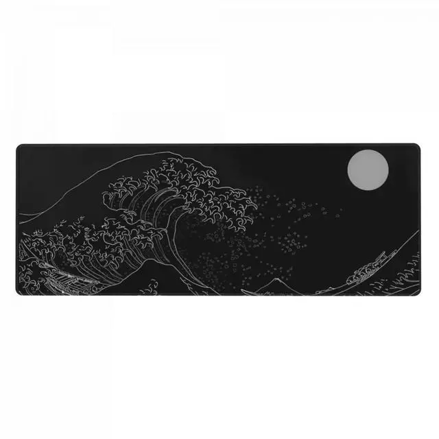 Alt view image 7 of 7 - Large Japanese Desk Mat, Anime Gaming Mouse Pad with Non-Slip Base, XL Desk Protector for Office & Home, 31.5x11.8 inch