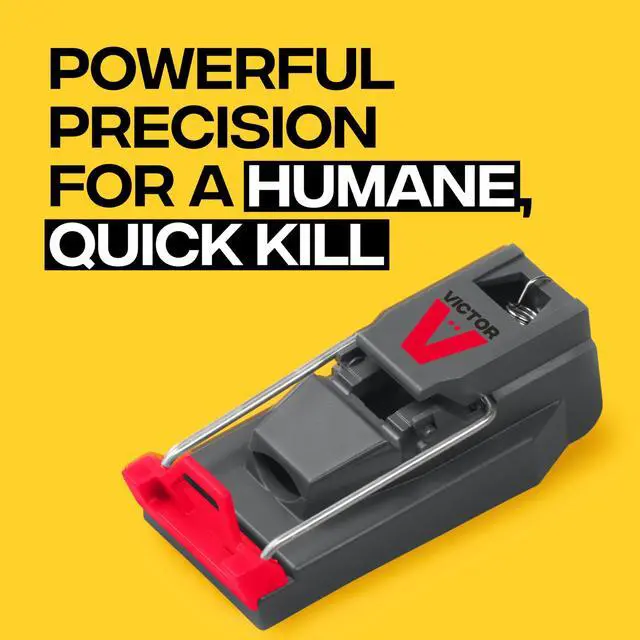 Alt view image 2 of 7 - M123SSR Quick-Kill Easy Set Mouse Trap, 6 Reusable Victor Mouse Traps