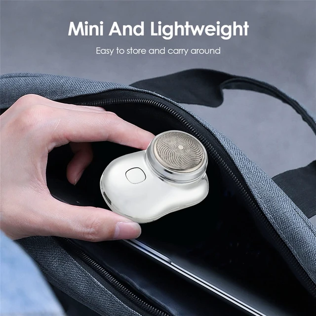 Alt view image 6 of 7 - Mini Shaver Portable Electric Shaver, 2023 New Pocket Portable Electric Shave, Magic USB Mini Shaver Electric Razor For Men, Rechargeable Travel Razors For Men Electric Shaver For Shaving Face (Black)