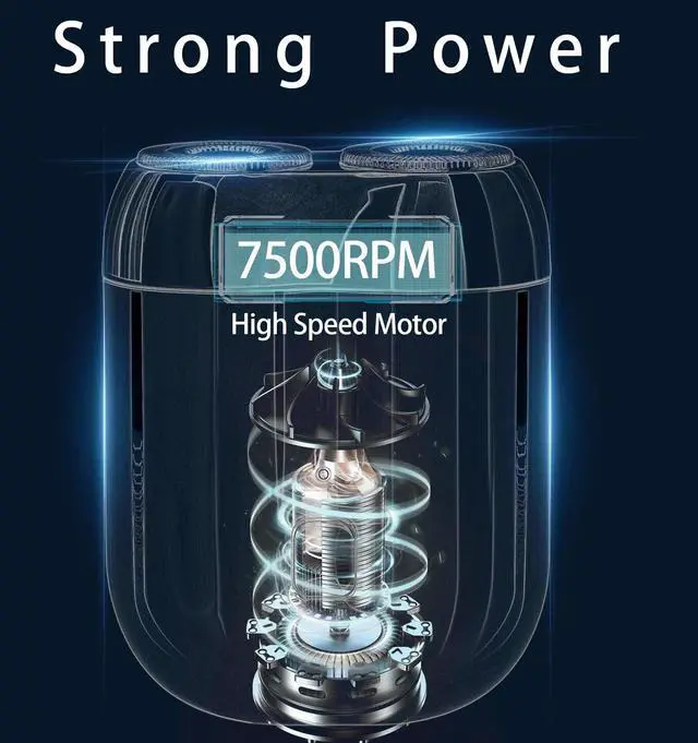 Alt view image 5 of 7 - 2026 New mini Electric Shaver for Men, Upgrade Pocket Dual Head Shaver.