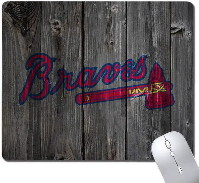 Main image of Wood Grain Design Sports Mouse Pad - Non-Slip Rubber Base Gaming Mousepad for Laptop - Desk Accessories