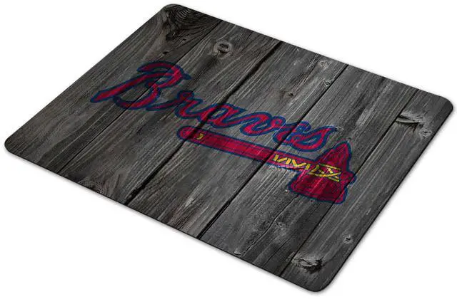 Alt view image 3 of 3 - Wood Grain Design Sports Mouse Pad - Non-Slip Rubber Base Gaming Mousepad for Laptop - Desk Accessories